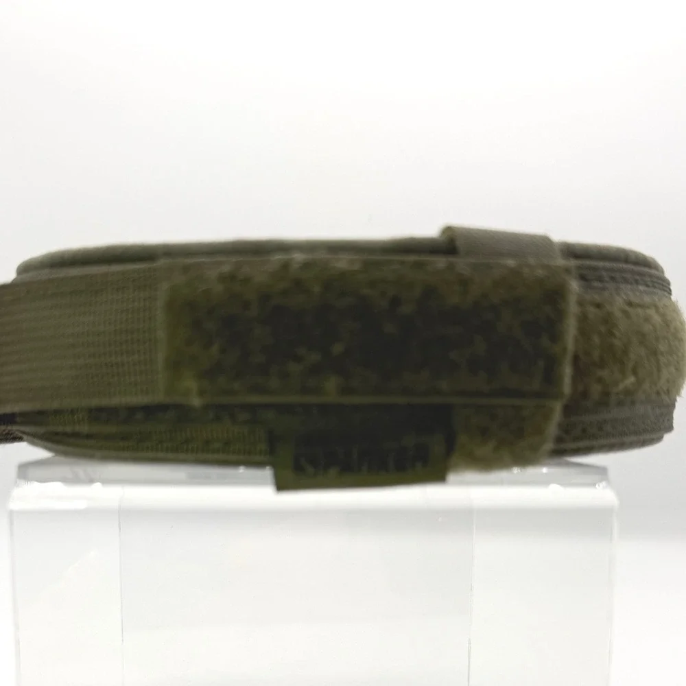 Excellent Elite Spanker Tactical Dog Collar XL Green Metal Buckle Handle K9
